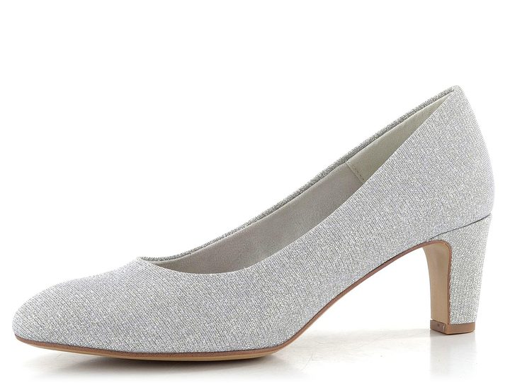 Tamaris třpytivé lodičky Silver glam 1-22418-41