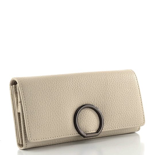 Kožená dámská peněženka velká off white BLC-6127-224