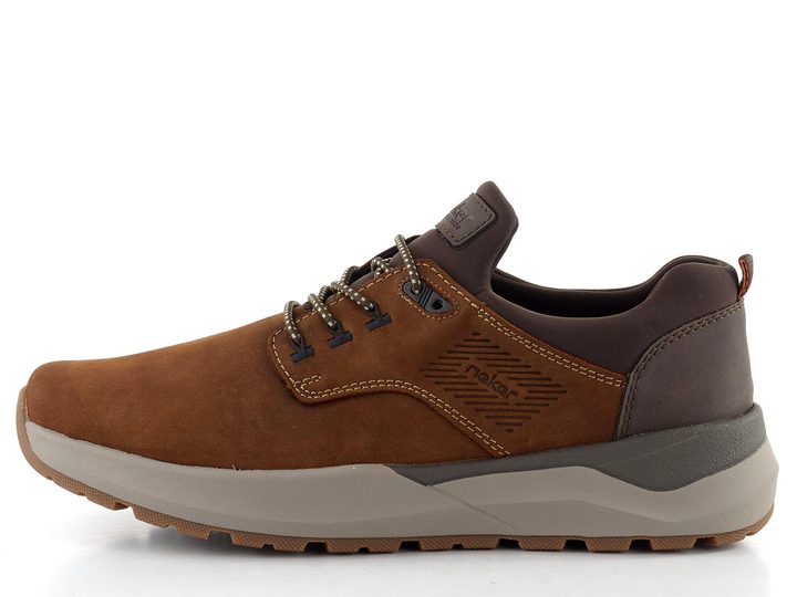 Rieker pánské polobotky noce/moro/braun 06050-22