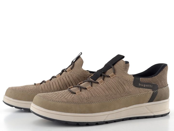 Bugatti prozouvací pánské tenisky taupe 335-AFB6B-6900