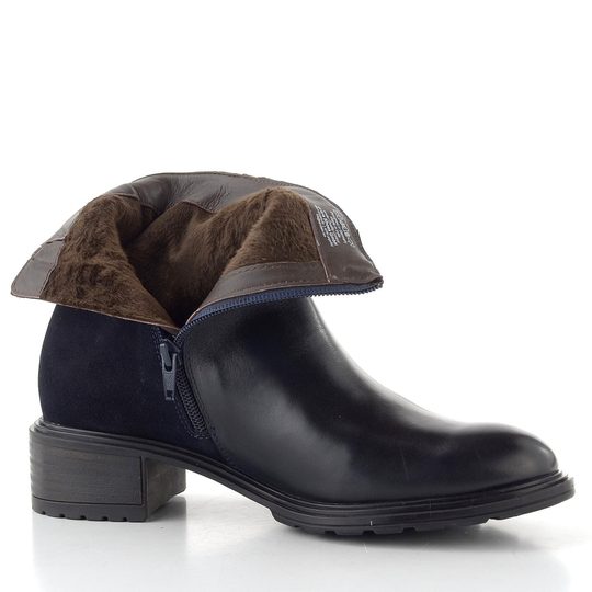 Ara kotník na podpatku Parker Blue 12-26108-02