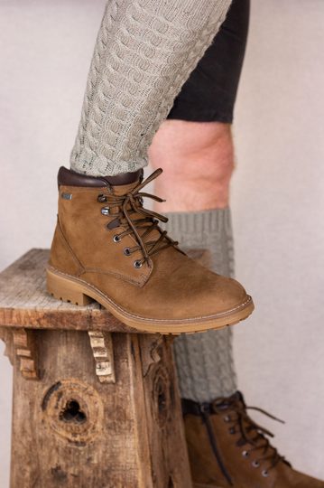 Ara pánska kožená členková obuv Frederik Tabacco/Caffee 11-24705-14