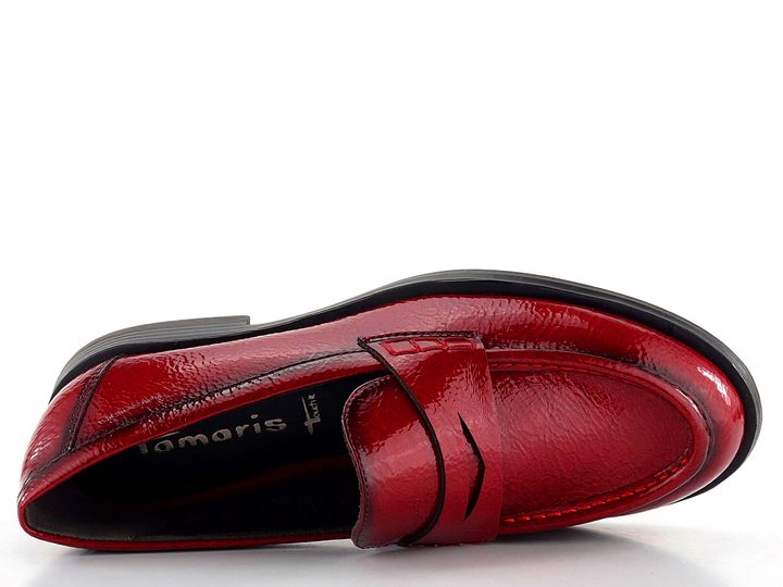 Tamaris červené mokasíny 1-24311-41