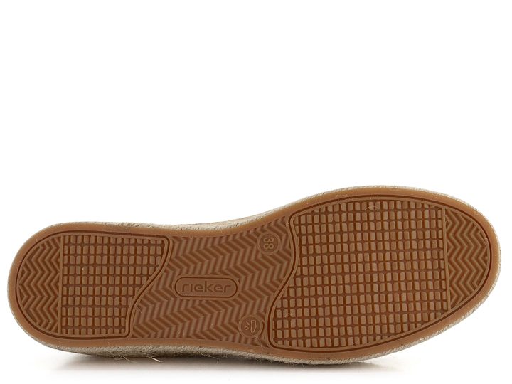 Rieker plátěné polobotky na platformě Pearlweiss 94005-80