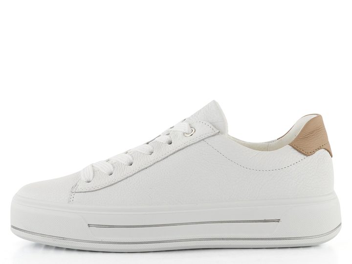 Ara dámské širší tenisky Canberra Weiss/Sand 12-23003-04