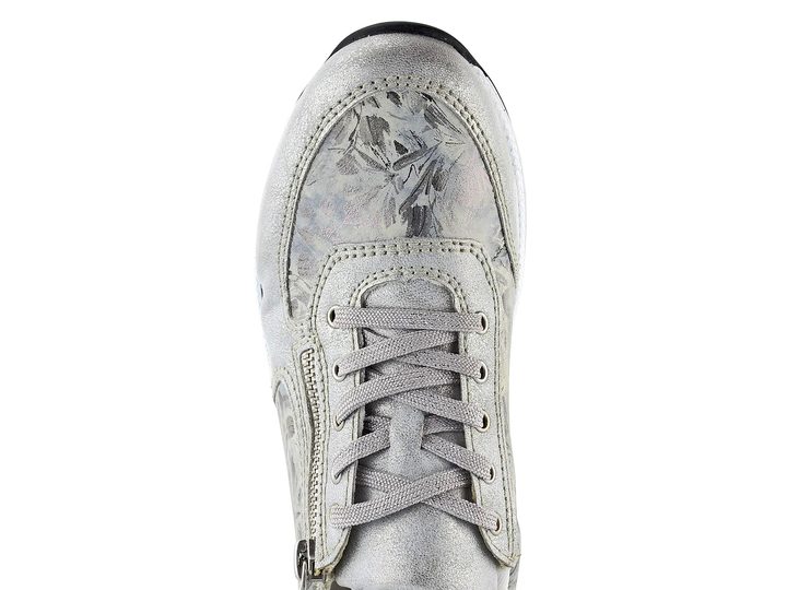 Rieker tenisky so zipsom Ice/Grau-Metallic N1112-80