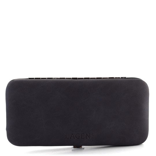 Manikúra s kvalitními nástroji a kovovým rámečkem černá 70098