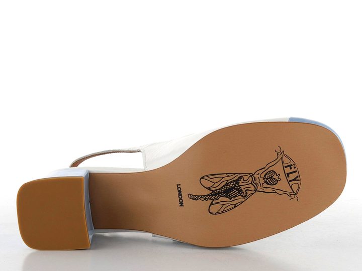 Fly London lodičky s volnou patou sky blue/offwhite P145083006