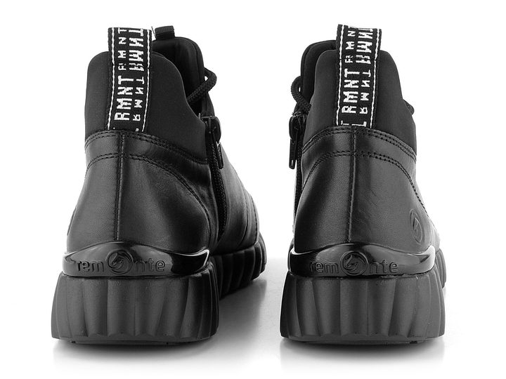 Remonte šnurovacia nízka členková obuv čierna D5977-01