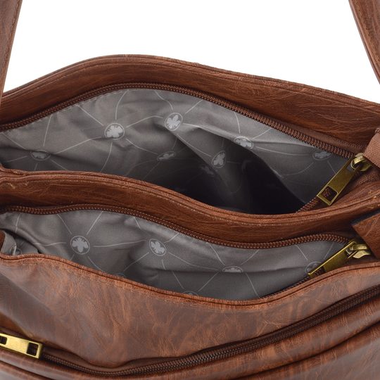 Rieker crossbody kabelka hnedá so srdcom H1005-22