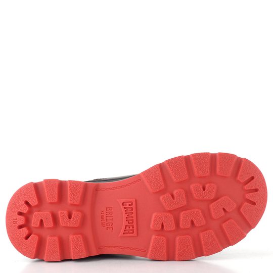 Camper kotník na hrubé podešvi Brutus burgundy K400816-003