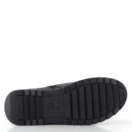 Ara širšia kožená členková obuv Schwarz Osaka-Sport 12-24543-61