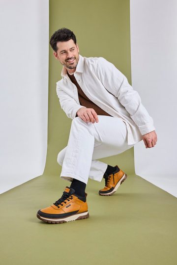 Rieker pánský kotník s membránou okrový B9300-20