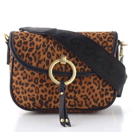 Ara kabelka s klopou Bella čierna so vzorom 16-21614-93