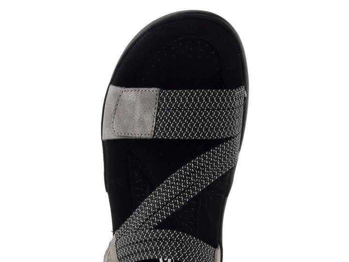 Rieker šedé sandály s gumičkami 64870-42