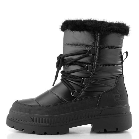 Bagatt prošívaný kotník na hrubé podešvi černý D31-ATZ50-6969