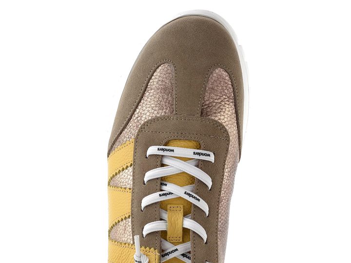 Wonders dámské tenisky taupe/oro/yellow A-2476