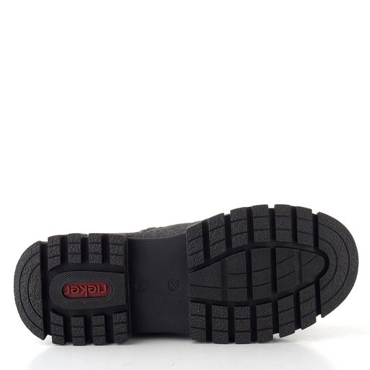 Rieker kotník na hrubé podešvi černý Y0212-00