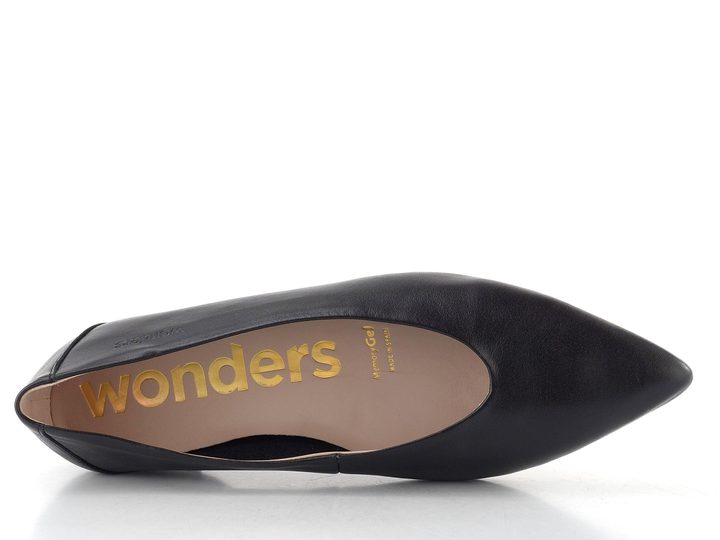 Wonders špičaté baleríny negro A-3802