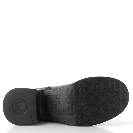 Wonders chelsea kotník na podpatku negro E-7140