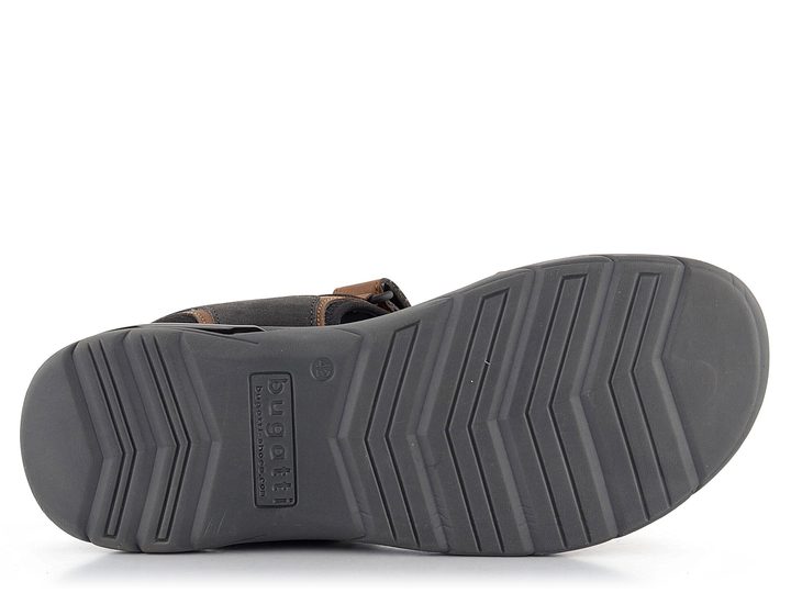 Bugatti pánské sandály se suchými zipy hnědé 341-A7Z81-5050