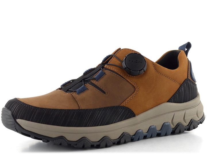 Gabor Rollingsoft pánské kožené polobotky espresso/timber/black 8005.15.02