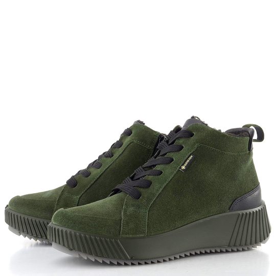 Ara šněrovací kotník s membránou Davos Fango/Schwarz 12-26908-06