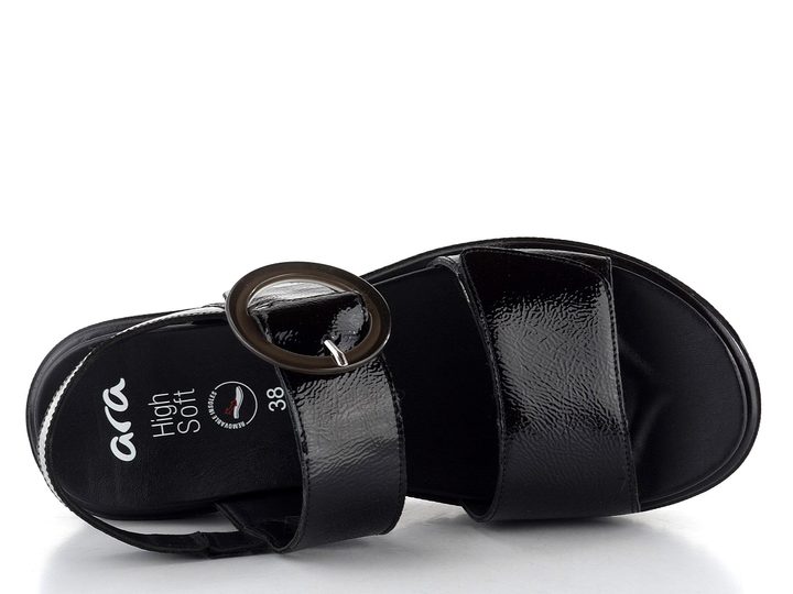 Ara sandály na platformě Bilbao Black 12-33505-11