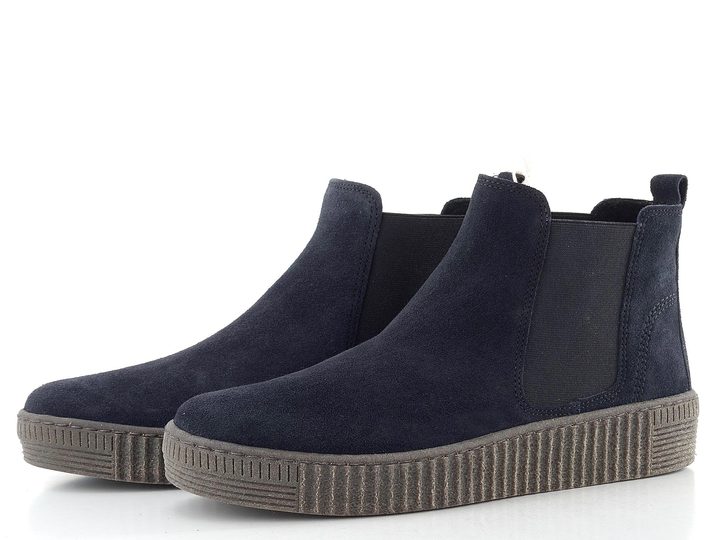 Gabor semišový kotník na platformě ocean 73.731.36