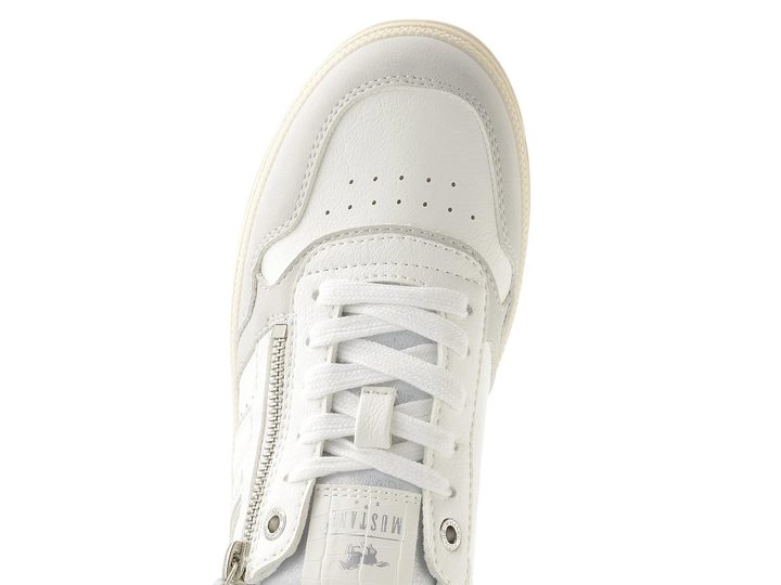 Mustang tenisky se zipem white/silver 26M0592002