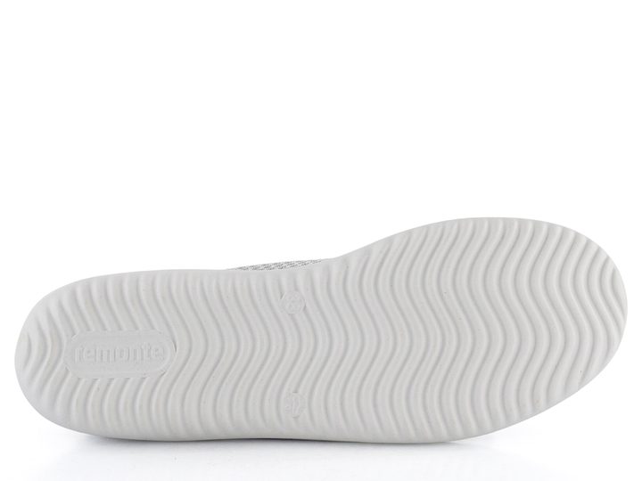 Remonte prozouvací polobotky šedo-stříbrné D1E05-40