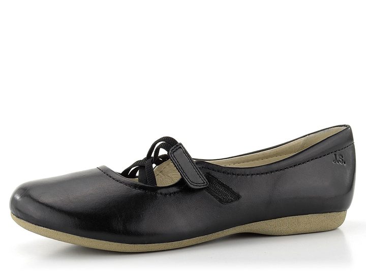 Josef Seibel baleríny s kříženými gumičkami černé 87239971