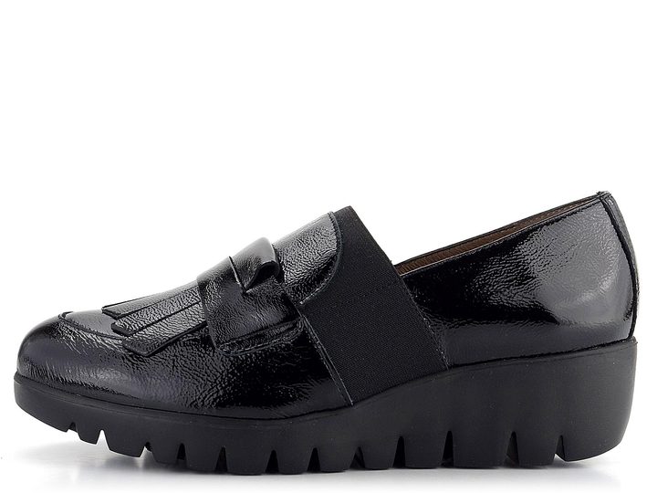 Wonders slip-on poltopánky na kline Negro C-33301