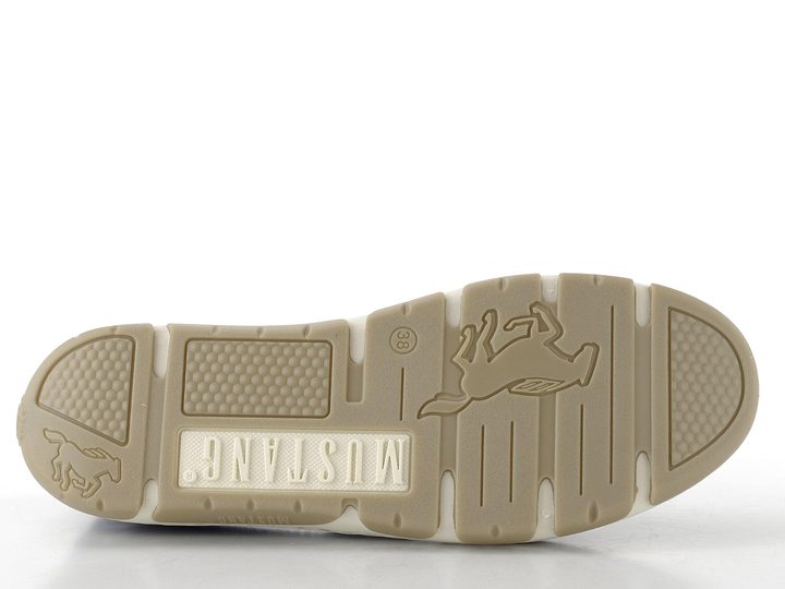 Mustang sportovnější baleríny s páskem navy 26M0582003