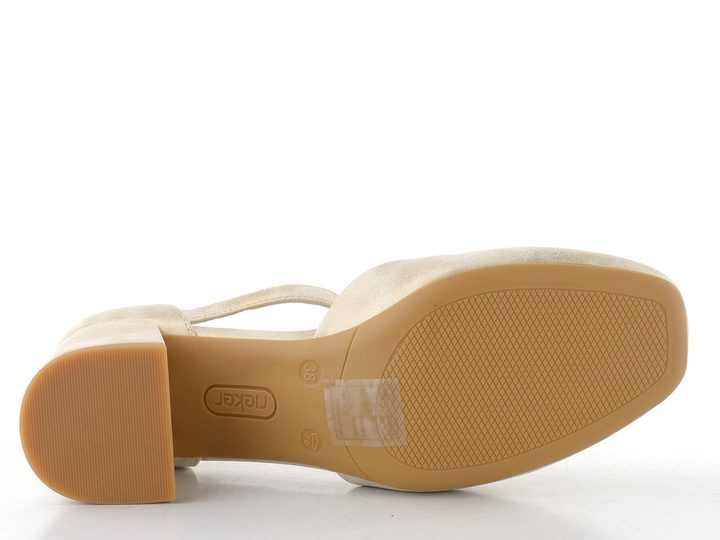 Rieker otevřené lodičky s kotníkovým páskem muschel 44762-91