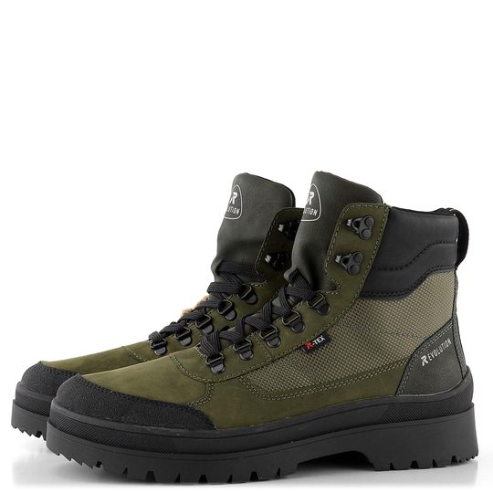 Rieker Revolution pohorkový kotník s membránou zelený U0270-54