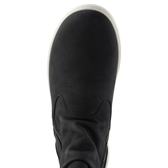 Josef Seibel černý řasený kotník se zipem černý 96312MI399