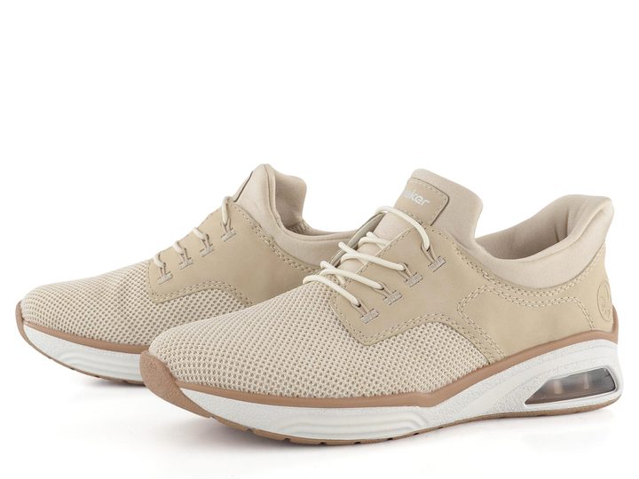 Rieker béžové nazúvacie tenisky M5665-60