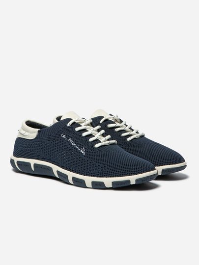 TBS tmavě modré úpletové tenisky Q7002 Jazaria