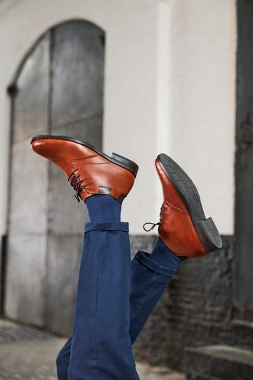 Rieker pánský elegantní kotník hnědý 10301-24