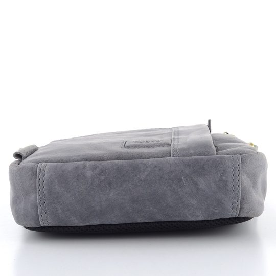 Kožená crossbody kabela šedá BLC-24-2644