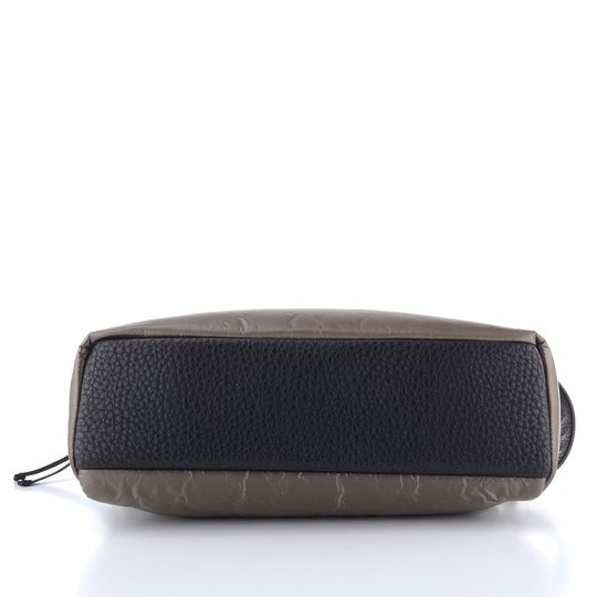 Hispanitas nylonová kabelka s dvoma popruhmi topo/black BI254151