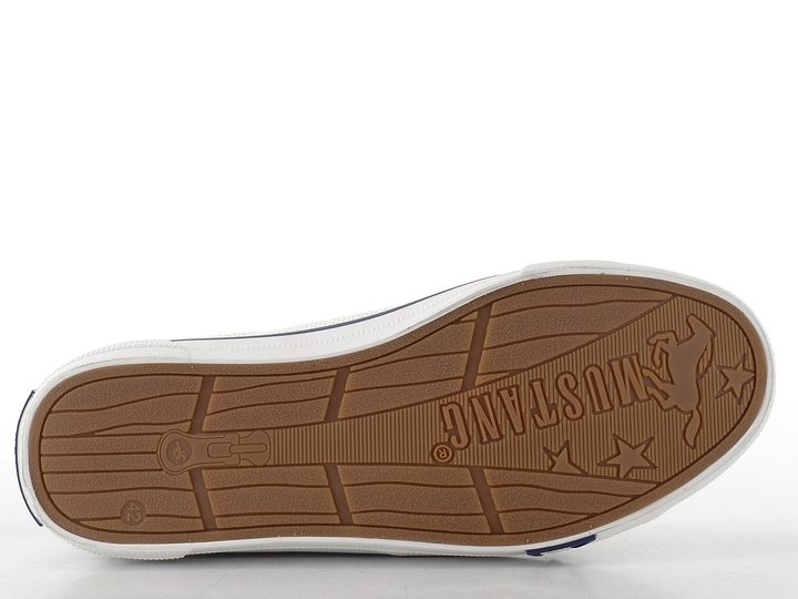 Mustang pánské tenisky se zipem white 26M0211004