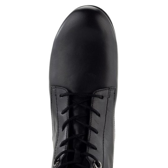 Gabor širšia šnurovacia členková obuv čierna 52.715.57