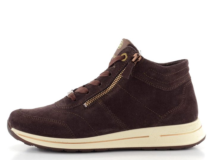 Ara širšia semišová členková obuv Osaka Amarone 12-24808-97