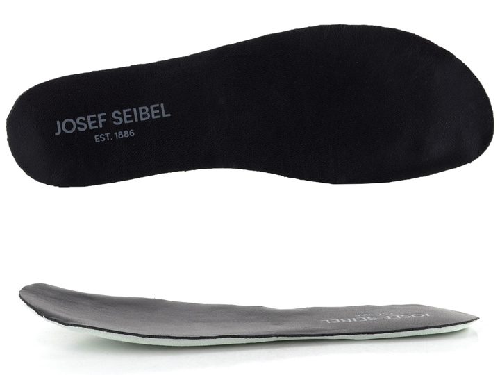 Josef Seibel kožené polobotky se zipem černé 87319971