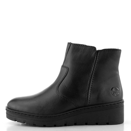 Rieker kotník na klínku černý X9165-01