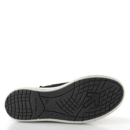 Josef Seibel černý řasený kotník se zipem černý 96312MI399