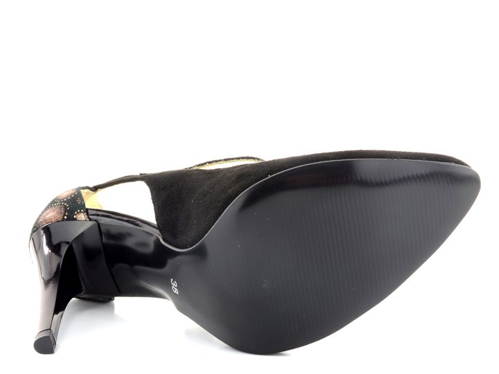 Barton lodičky čierne semišové