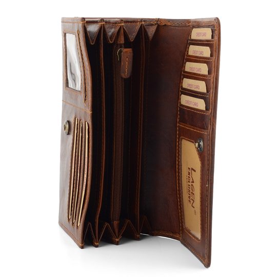 Lagen dámská peněženka stínovaná hnědá V-102/M